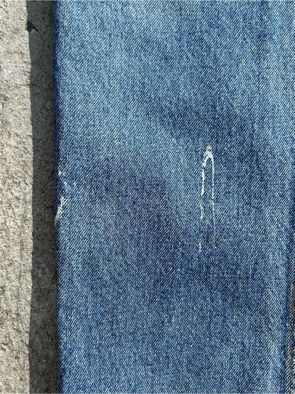 Vintage 90s Denver Hayes Men’s Straight Fit Distressed Blue Denim Jeans - Picture 7 of 11